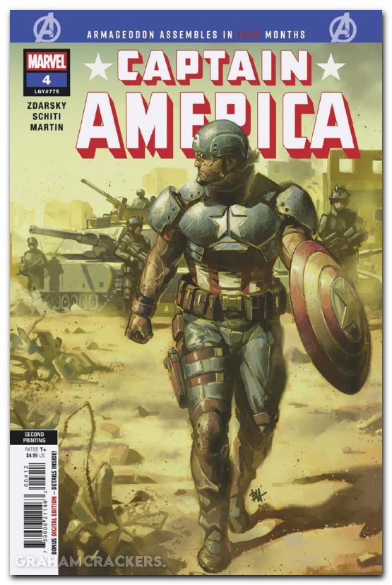 Captain America #4 (2025) second print