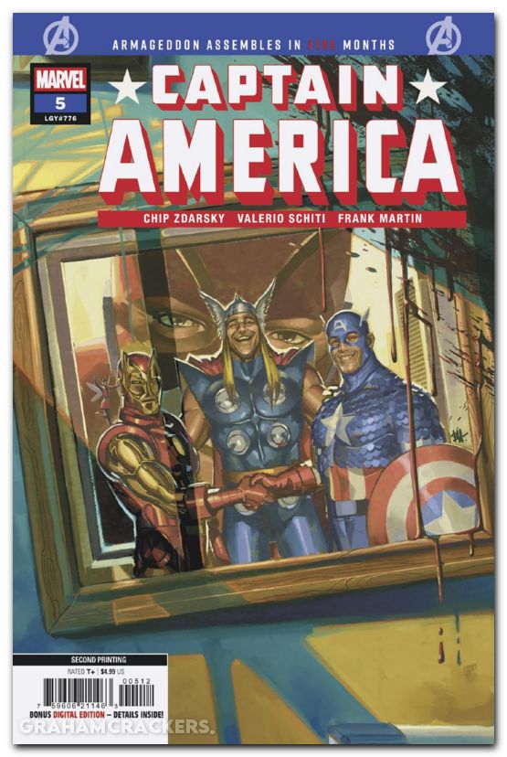 Captain America #5 (2025) second print