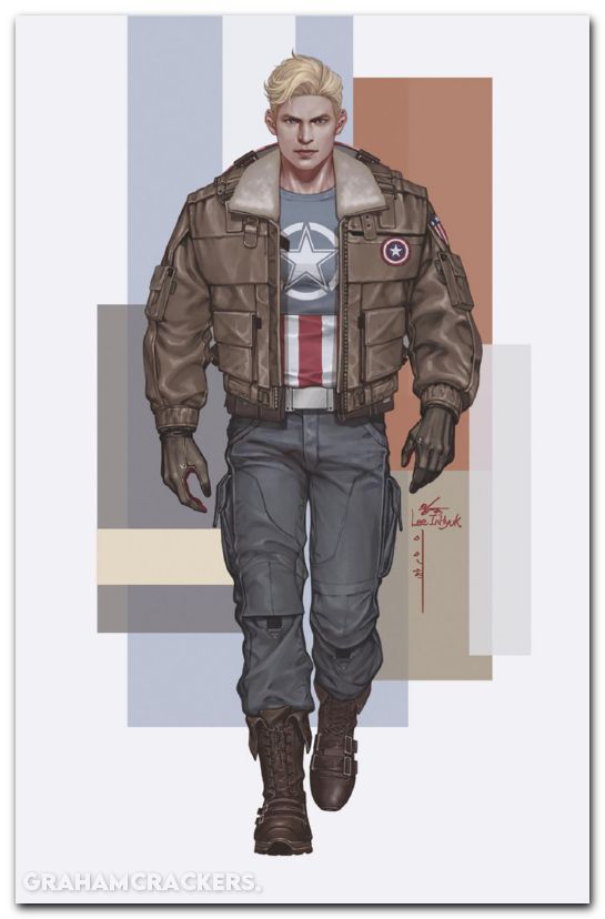 Captain America #5 (2025) lee street-verse virgin variant