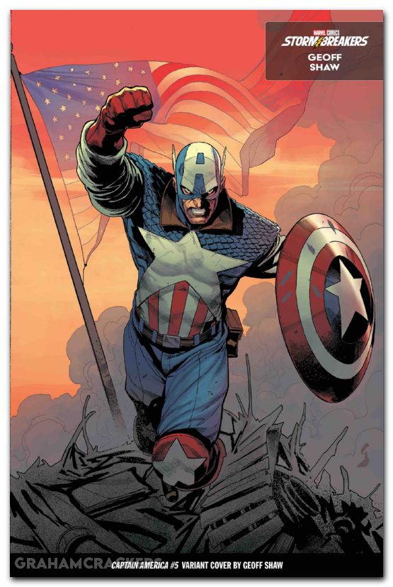 Captain America #5 (2025) shaw from the chaos a costume variant