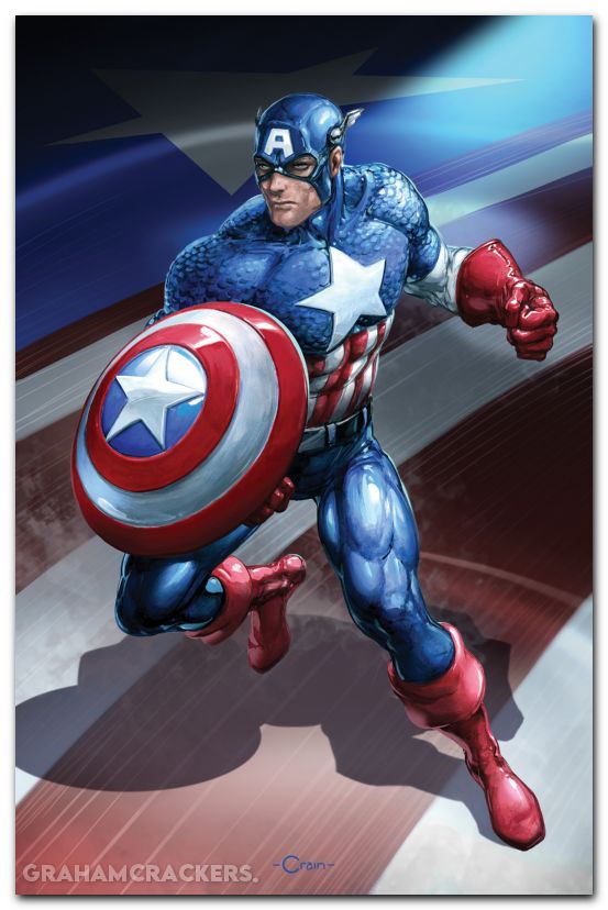 Captain America #7 (2025) crain virgin variant