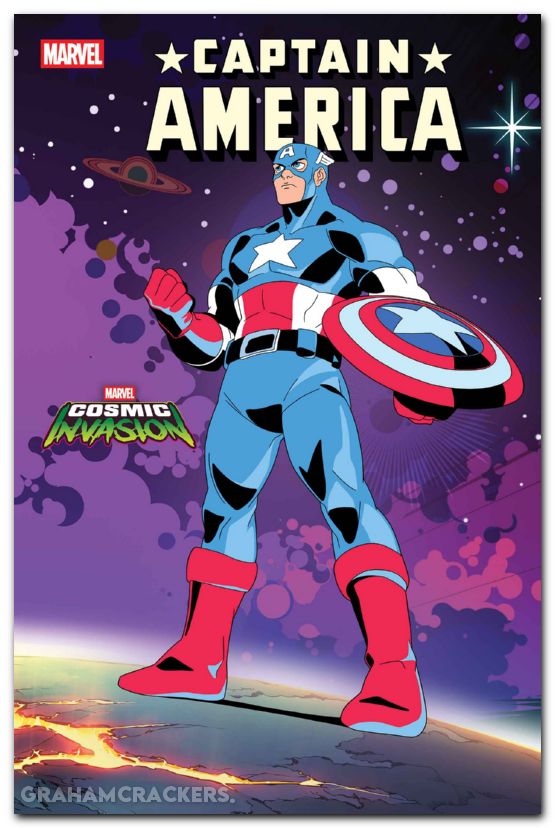 Captain America #7 (2025) marvel cosmic invasion variant