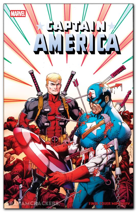 Captain America #9 (2025) bagley april pools day variant