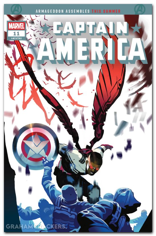 Captain America #11 (2025) rivas variant
