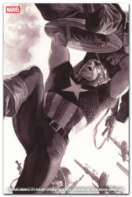 Captain America #13 (2025) ross marvel dimensions variant