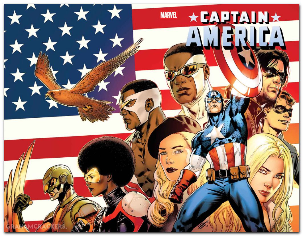 Captain America #13 (2025) cafu semiquincentennial wraparound variant