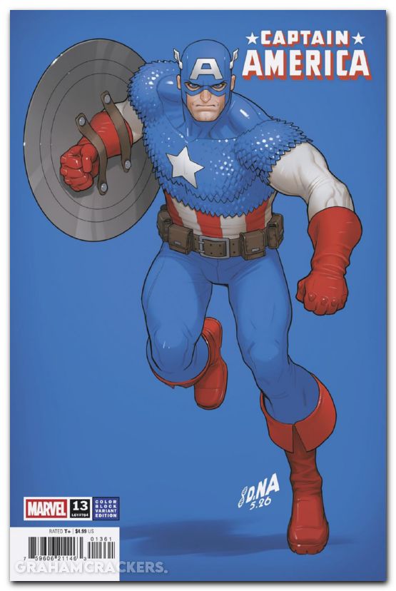Captain America #13 (2025) nakayama color block blue variant