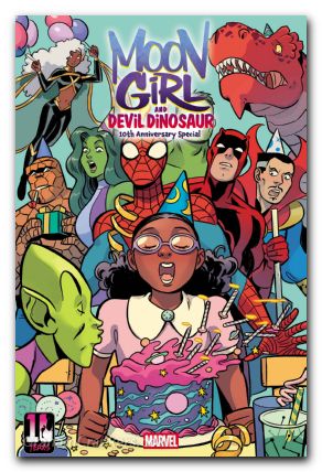 Moon Girl And Devil Dinosaur 10th Anniversary Special #1 (2025) bustos variant
