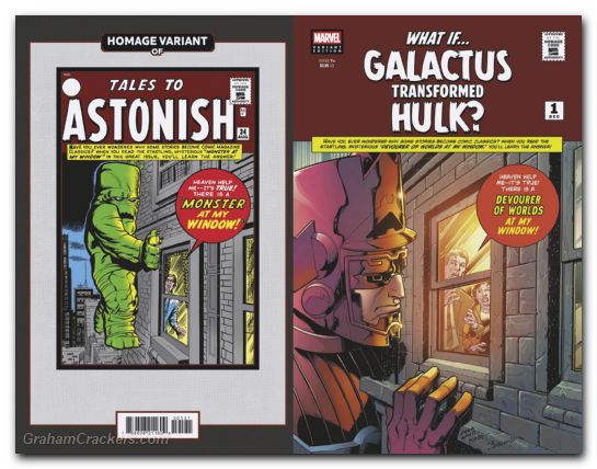 What If Galactus Transformed Hulk #1 (2025) bagley sci-fi homage variant