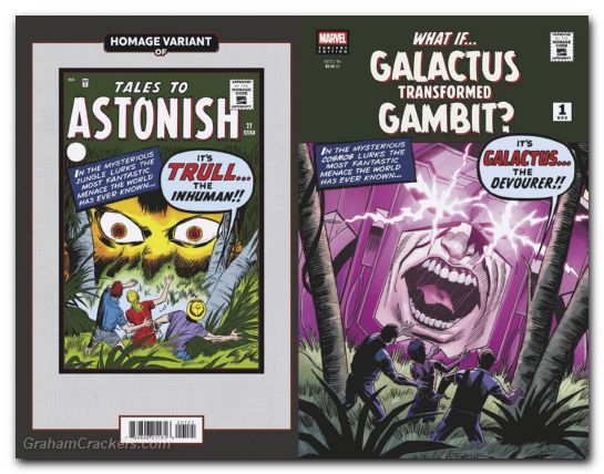 What If Galactus Transformed Gambit #1 (2025) saviuk sci-fi homage variant