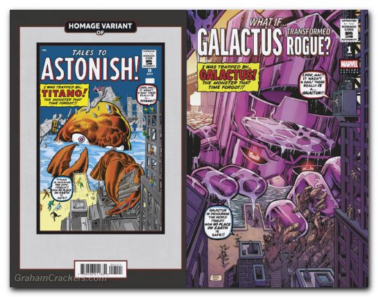 What If Galactus Transformed Rogue #1 (2025) jurgens sci fi homage variant