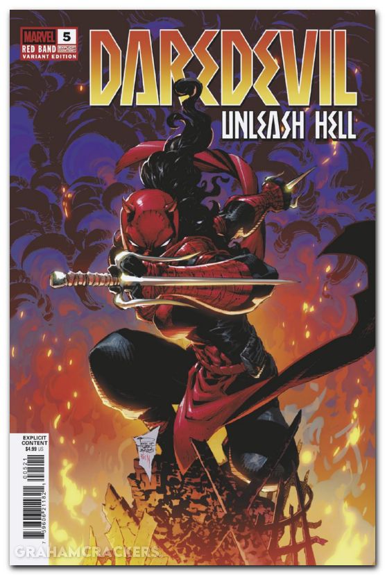 Daredevil Unleash Hell Red Band #5 tan variant