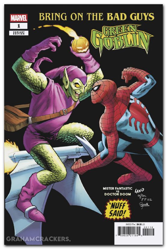Bring On The Bad Guys Green Goblin #1 (2025) land nuff said variant