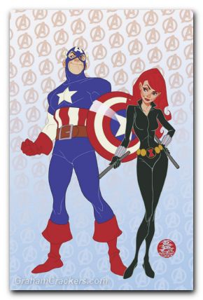 Captain America And Volstagg #1 (2025) brooks animated style virgin variant