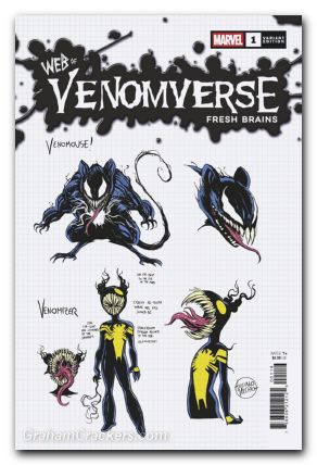Web Of Venomverse Fresh Brains #1 (2025) vecchio design variant