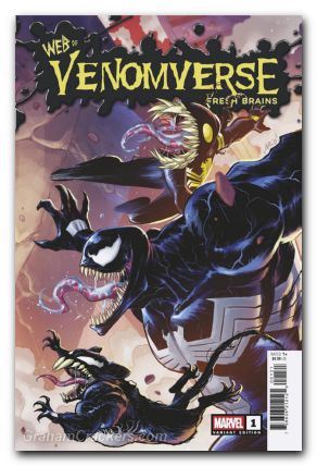 Web Of Venomverse Fresh Brains #1 (2025) anindito connecting variant
