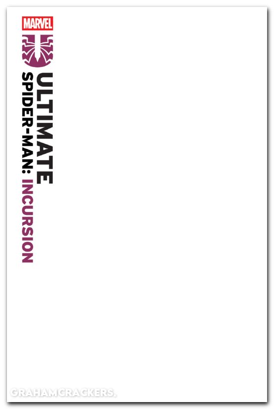 Ultimate Spider-Man Incursion #1 (2025) blank cover variant