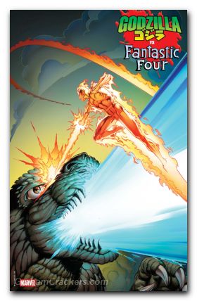 Godzilla Vs Fantastic Four #1 (2025) bagley foil variant