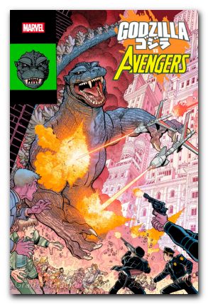 Godzilla Vs Avengers #1 (2025) bradshaw monster homage variant