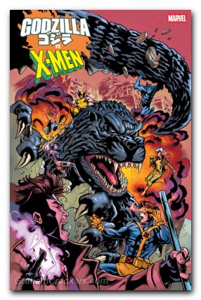 Godzilla Vs X-Men #1 (2025) campana variant