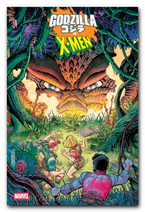 Godzilla Vs X-Men #1 (2025) bradshaw monster homage variant