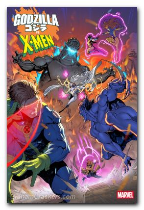 Godzilla Vs X-Men #1 (2025) coello variant
