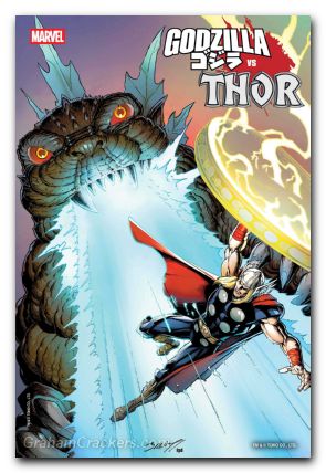 Godzilla Vs Thor #1 (2025) bagley foil variant