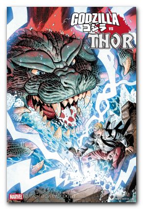 Godzilla Vs Thor #1 (2025) bradshaw monster homage variant