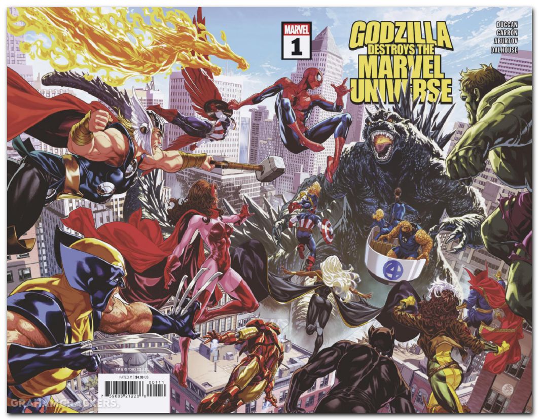 Godzilla Destroys The Marvel Universe #1 (2025)