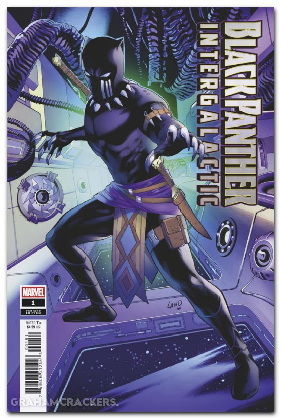 Black Panther Intergalactic #1 (2025) land character variant