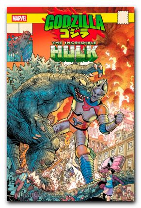 Godzilla Vs Hulk #1 (2025) bradshaw monster homage variant