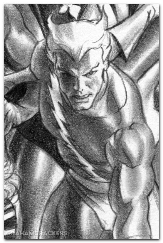 Vision And The Scarlet Witch #1 (2025) ross timeless virgin sketch variant