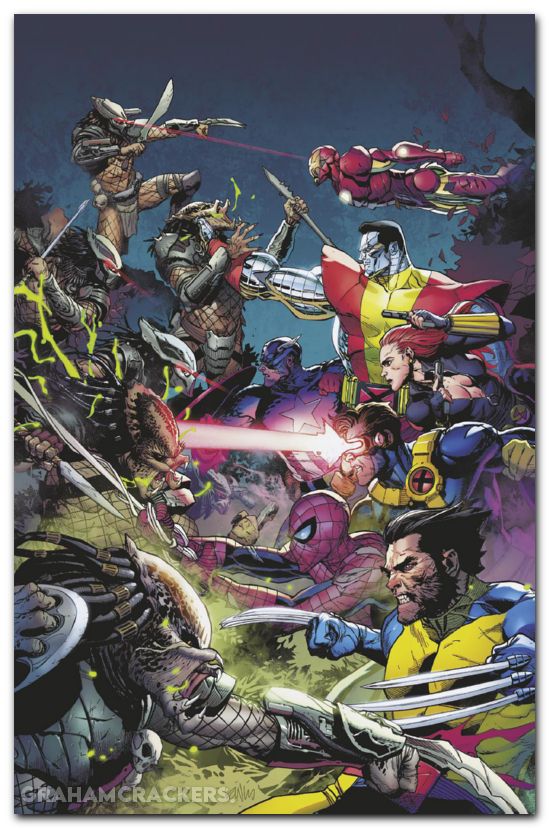 Predator Kills The Marvel Universe #2 (2025) yu virgin variant