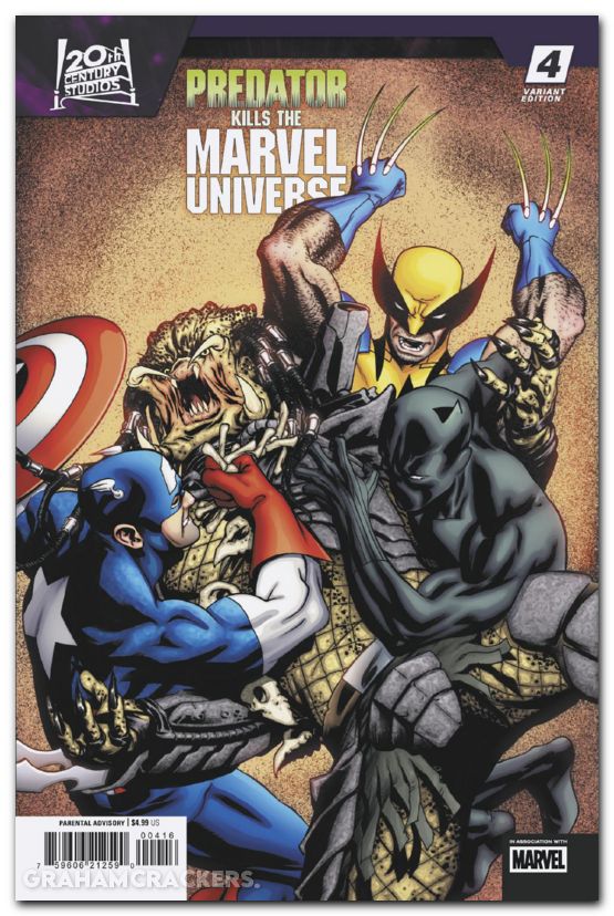 Predator Kills The Marvel Universe #4 (2025) mckone variant