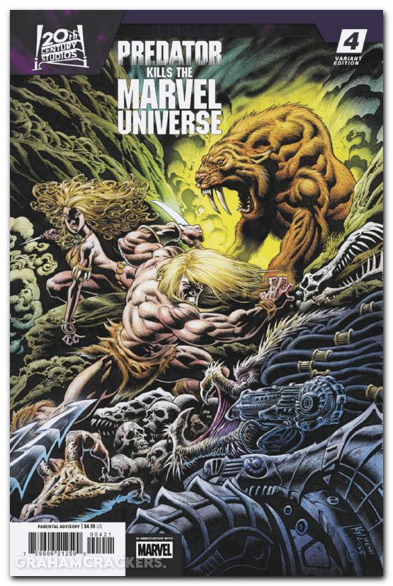 Predator Kills The Marvel Universe #4 (2025) hotz hunting the hunters variant