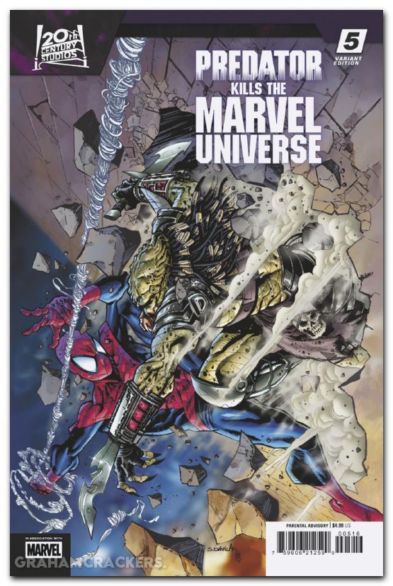 Predator Kills The Marvel Universe #5 (2025) davila variant