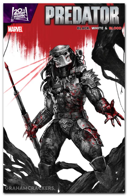Predator Black White And Blood #2 (2025) skan variant