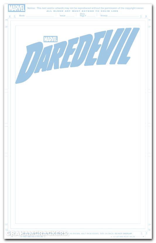 Daredevil #1 (2026) blank variant