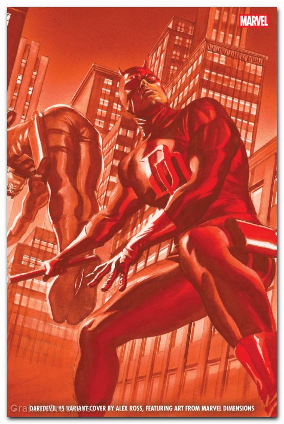 Daredevil #5 (2026) ross marvel dimensions variant