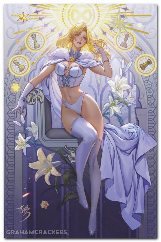 Emma Frost The White Queen #3 (2025) fanyang emma frost virgin variant