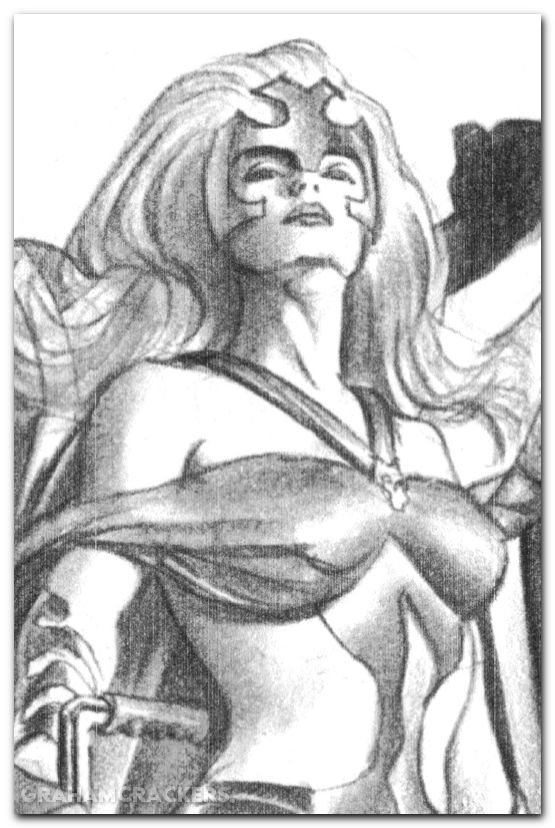 Emma Frost The White Queen #4 (2025) ross timeless virgin sketch variant