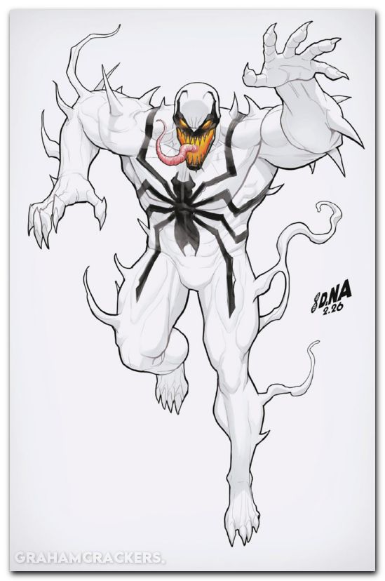 Venom #256 (2025) nakayama color block white virgin variant