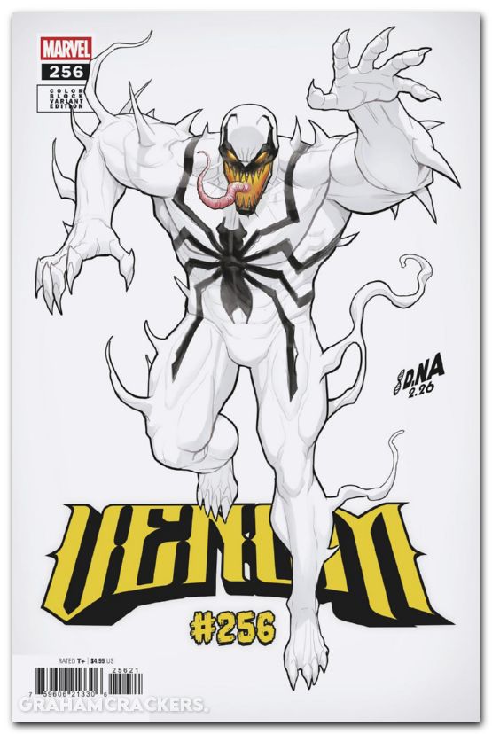 Venom #256 (2025) nakayama color block white variant