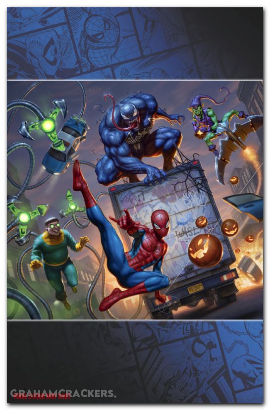 Venom #258 (2025) dos santos magic the gathering virgin variant