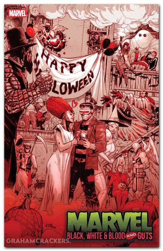 Marvel Black White And Blood And Guts #1 (2025) cassara variant