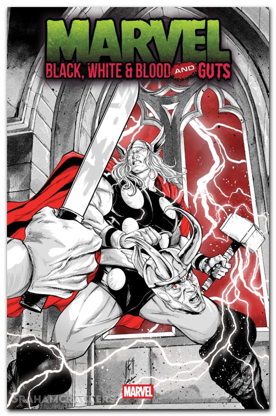 Marvel Black White And Blood And Guts #2 (2025) caselli variant