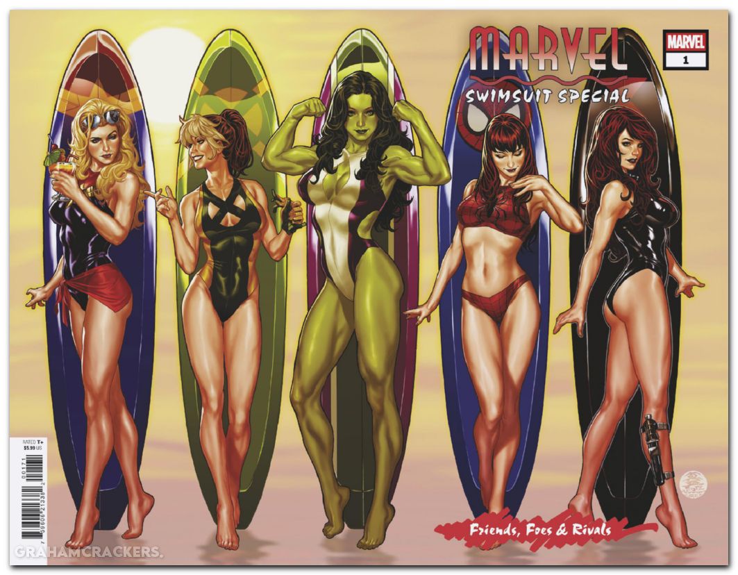 Marvel Swimsuit Special Friends Foes And Rivals #1 (2025) brooks wraparound variant