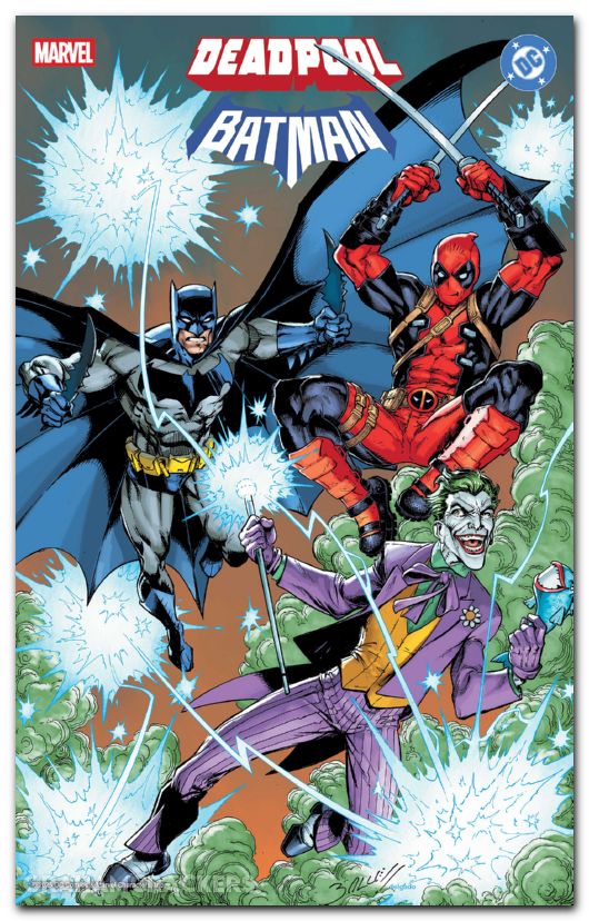 Deadpool Batman #1 (2025) bagley foil variant