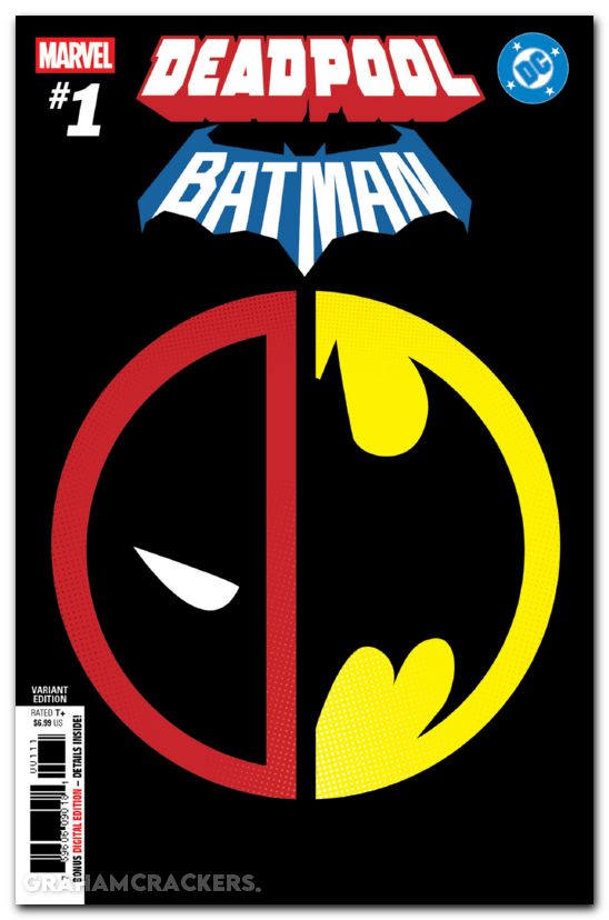 Deadpool Batman #1 (2025) insignia mashup variant