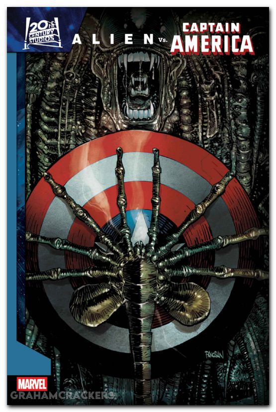 Alien Vs Captain America #1 (2025) panosian foil variant